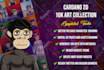 create custom nft art collection drawing traits, characters