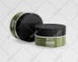 cbd packaging box design and hemp label with 3d mockup