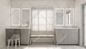 interior design your kitchen cabinets, kitchen design, render, layout