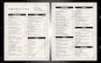 design a professional restaurant menu and food price list