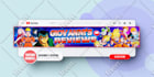design professional custom, gaming youtube banner
