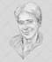 do a digital hand drawn pencil sketch