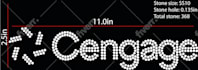 do rhinestone template design