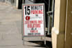 design a frame sign sandwich board or parking signage