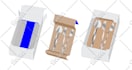 design a box cut line dieline that is ready for production