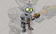 design awesome custom mecha, cyborg and robot character