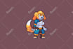draw pixel art of your characters
