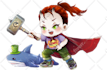 draw cute chibi characters in anime style