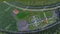 do landscape design of site plan from google maps