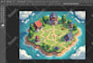 do low poly roblox map, terrain map, tycoon map, roblox assets and environment