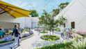 3d rendering sport complex, gym, stadium, indoor academy, pickleball court video