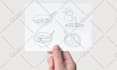 create continuous one line drawing, line illustration