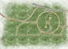 draw landscape sketch, colored site plan, custom map illustration