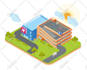 design cool custom 3d isometric and vector illustration