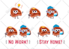 create flat funny cartoon character mascot
