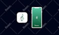 create a modern app logo or icon with splash screen design
