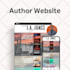 design author website, ebook website, book author website, ebook landing page