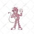 design the best vintage retro cartoon mascot