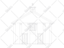 draw detailed architectural line art of any building or house