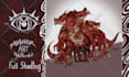 create horror art, dark monsters and creatures illustrations
