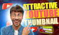 do a modern, attractive youtube thumbnail design