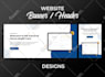 do banner design, hero image for your website