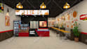 do retail store,restaurant interior design,3d rendering