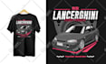 draw car vector illustration for t shirt design