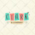 design retro mid century modern logo