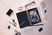 notebook, journal, planner cover and interiors design