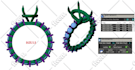 do an amazing 3d cad model jewelry design