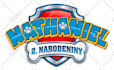 put your text or name on paw patrol logo