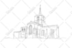 illustrate any photo in one continuous vector line art
