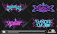 create skatewear clothing brand logo design