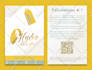 design amazon thank you card, package insert, product insert card