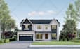 do realistic 3d house exterior rendering and front facade design