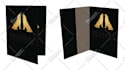 design presentation folder, business folder, folding report pocket custom cover