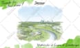paint your home or landscape in watercolor style