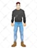 do a digital cartoon illustration