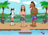 draw you as a bojack horseman character