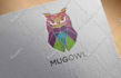 design a creative origami and geometric or polygonal logo