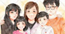 create hand drawn watercolor fan art anime illustrations