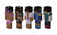 draw different outfits for your minecraft skin