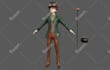 do custom 3d avatars, emotes, pvp system and props for vrchat, vtuber and roblox