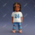 do 3d character modeling, assets, textured games, rig, animation, in blender
