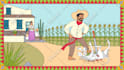 make unique illustration based on folk art or mythology for you