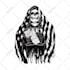 create a tattoo design using fineline and blackwork tattoo style