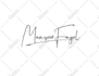 design a handwritten, scripted, calligraphy, cursive signature logo