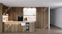 design kitchen and bath interior and realistic 3d rendering