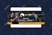 make stylish facebook, youtube, linkedin banner